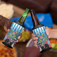 Personalised Free West Papua 4 in 1 Can Cooler Tumbler One People One Soul Unique Style - Polynesian Pride