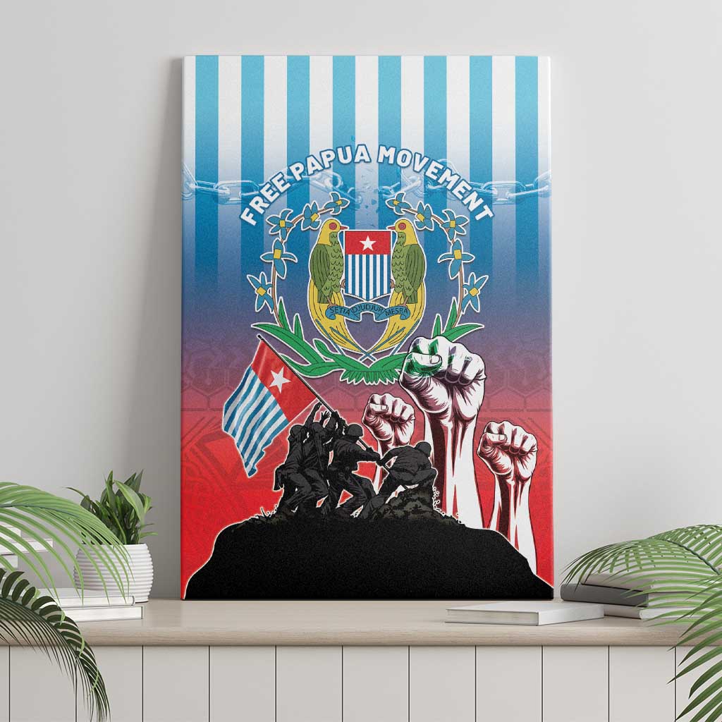 Free West Papua Canvas Wall Art One People One Soul Unique Style LT05 - Polynesian Pride