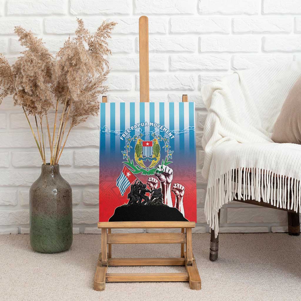 Free West Papua Canvas Wall Art One People One Soul Unique Style LT05 - Polynesian Pride