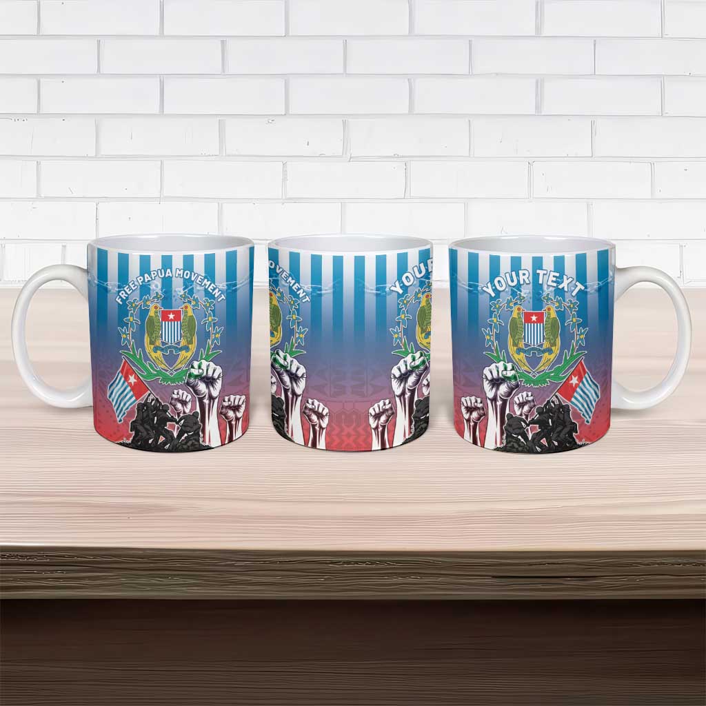Personalised Free West Papua Ceramic Mug One People One Soul Unique Style LT05 - Polynesian Pride