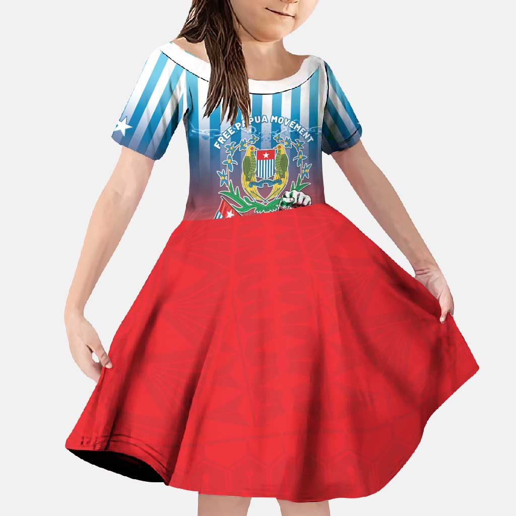 Personalised Free West Papua Family Matching Mermaid Dress and Hawaiian Shirt One People One Soul Unique Style - Polynesian Pride