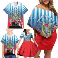Personalised Free West Papua Family Matching Off Shoulder Short Dress and Hawaiian Shirt One People One Soul Unique Style - Polynesian Pride