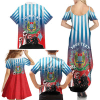 Personalised Free West Papua Family Matching Summer Maxi Dress and Hawaiian Shirt One People One Soul Unique Style - Polynesian Pride