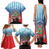 Personalised Free West Papua Family Matching Tank Maxi Dress and Hawaiian Shirt One People One Soul Unique Style - Polynesian Pride