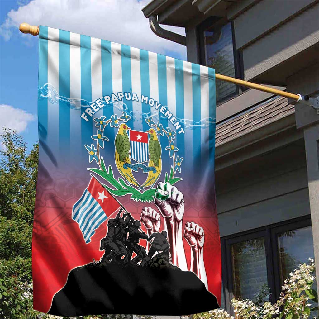 Free West Papua Garden Flag One People One Soul Unique Style - Polynesian Pride