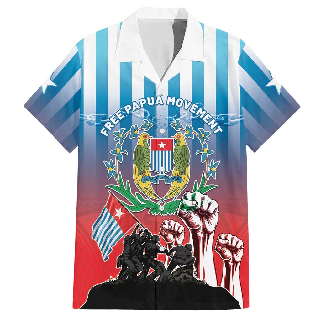 Personalised Free West Papua Hawaiian Shirt One People One Soul Unique Style - Polynesian Pride