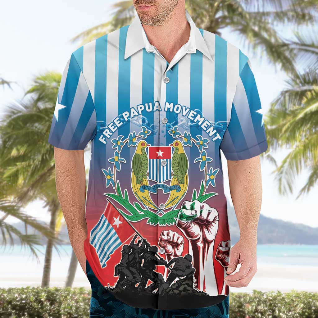 Personalised Free West Papua Hawaiian Shirt One People One Soul Unique Style - Polynesian Pride