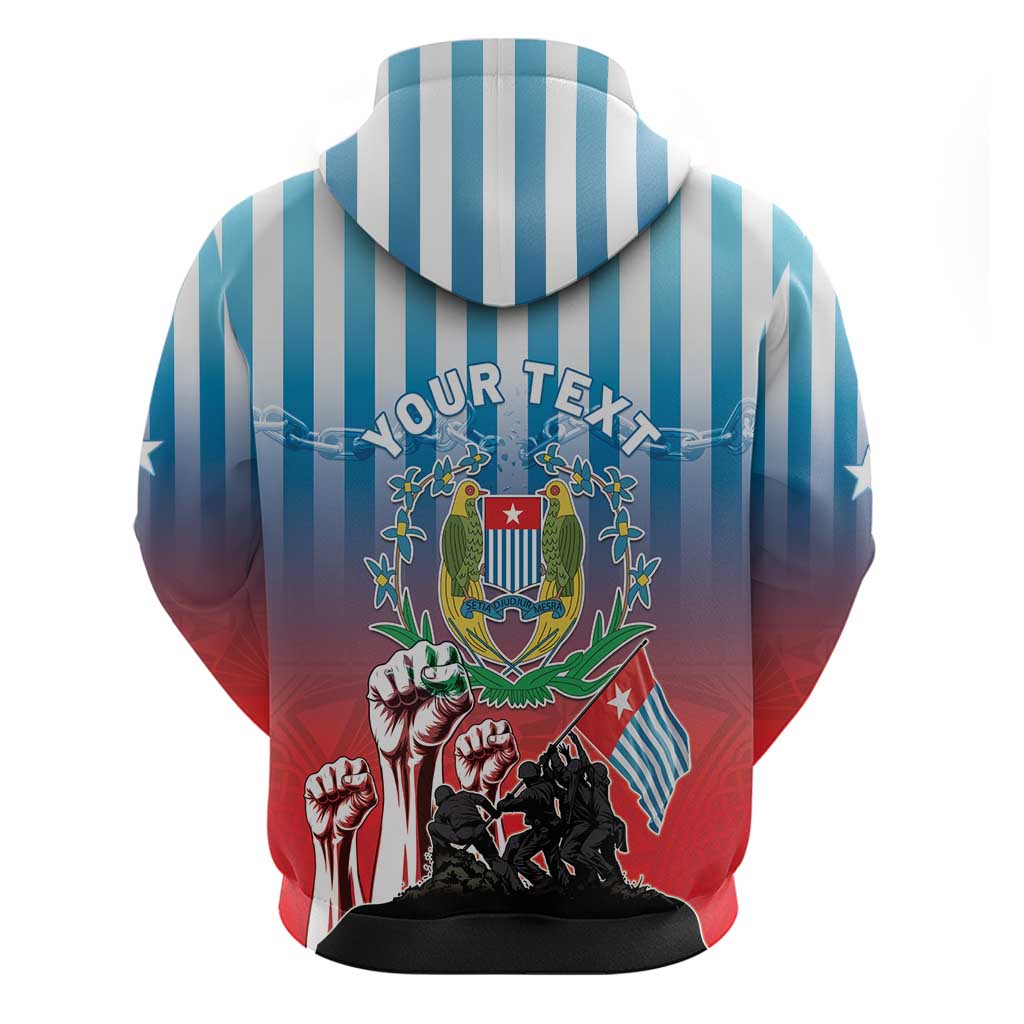 Personalised Free West Papua Hoodie One People One Soul Unique Style - Polynesian Pride