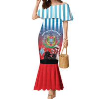 Personalised Free West Papua Mermaid Dress One People One Soul Unique Style LT05 Women Blue - Polynesian Pride