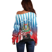 Personalised Free West Papua Off Shoulder Sweater One People One Soul Unique Style LT05 - Polynesian Pride