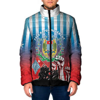 Personalised Free West Papua Padded Jacket One People One Soul Unique Style LT05 Men Blue - Polynesian Pride