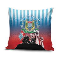 Free West Papua Pillow Cover One People One Soul Unique Style LT05 Blue - Polynesian Pride