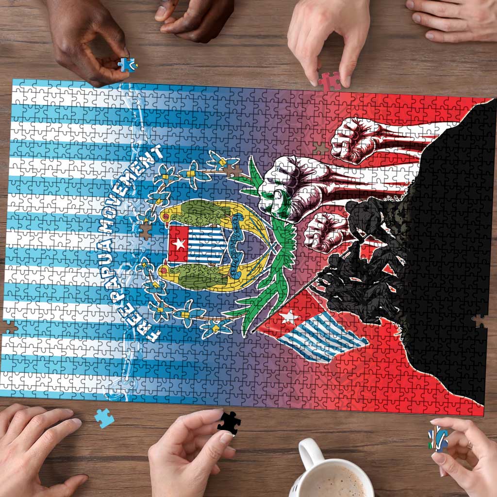 Free West Papua Puzzle One People One Soul Unique Style LT05 - Polynesian Pride