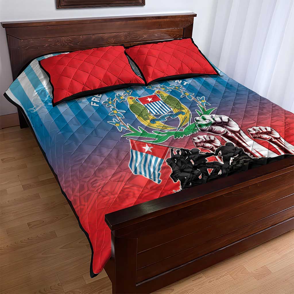 Free West Papua Quilt Bed Set One People One Soul Unique Style - Polynesian Pride