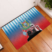 Free West Papua Rubber Doormat One People One Soul Unique Style - Polynesian Pride