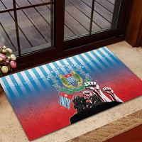 Free West Papua Rubber Doormat One People One Soul Unique Style - Polynesian Pride