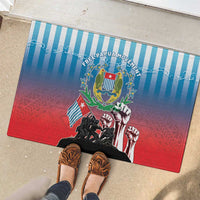 Free West Papua Rubber Doormat One People One Soul Unique Style - Polynesian Pride