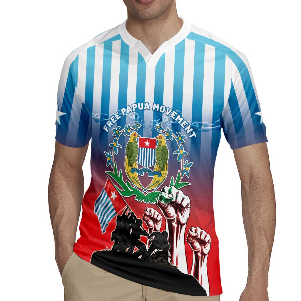 Personalised Free West Papua Rugby Jersey One People One Soul Unique Style - Polynesian Pride