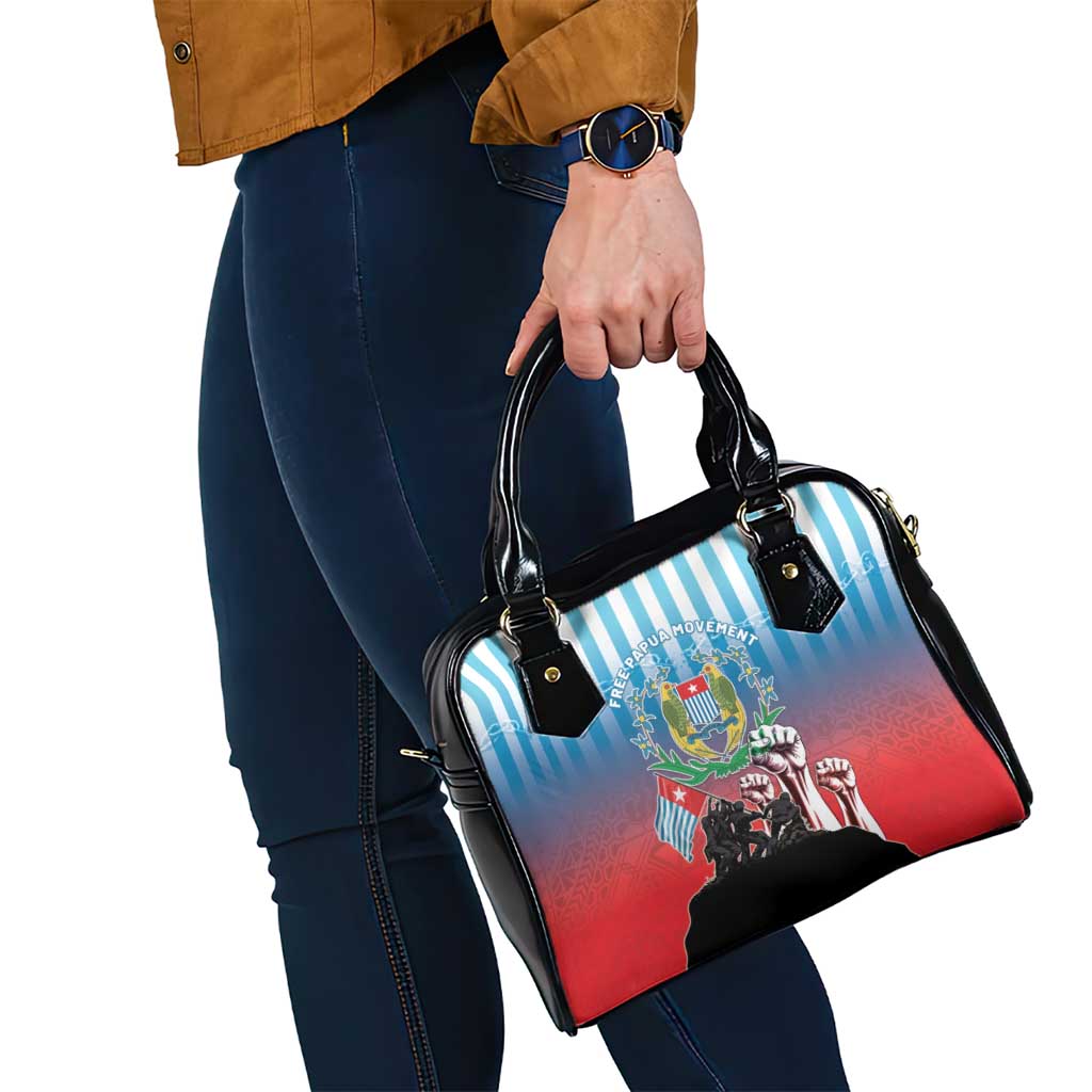 Free West Papua Shoulder Handbag One People One Soul Unique Style - Polynesian Pride