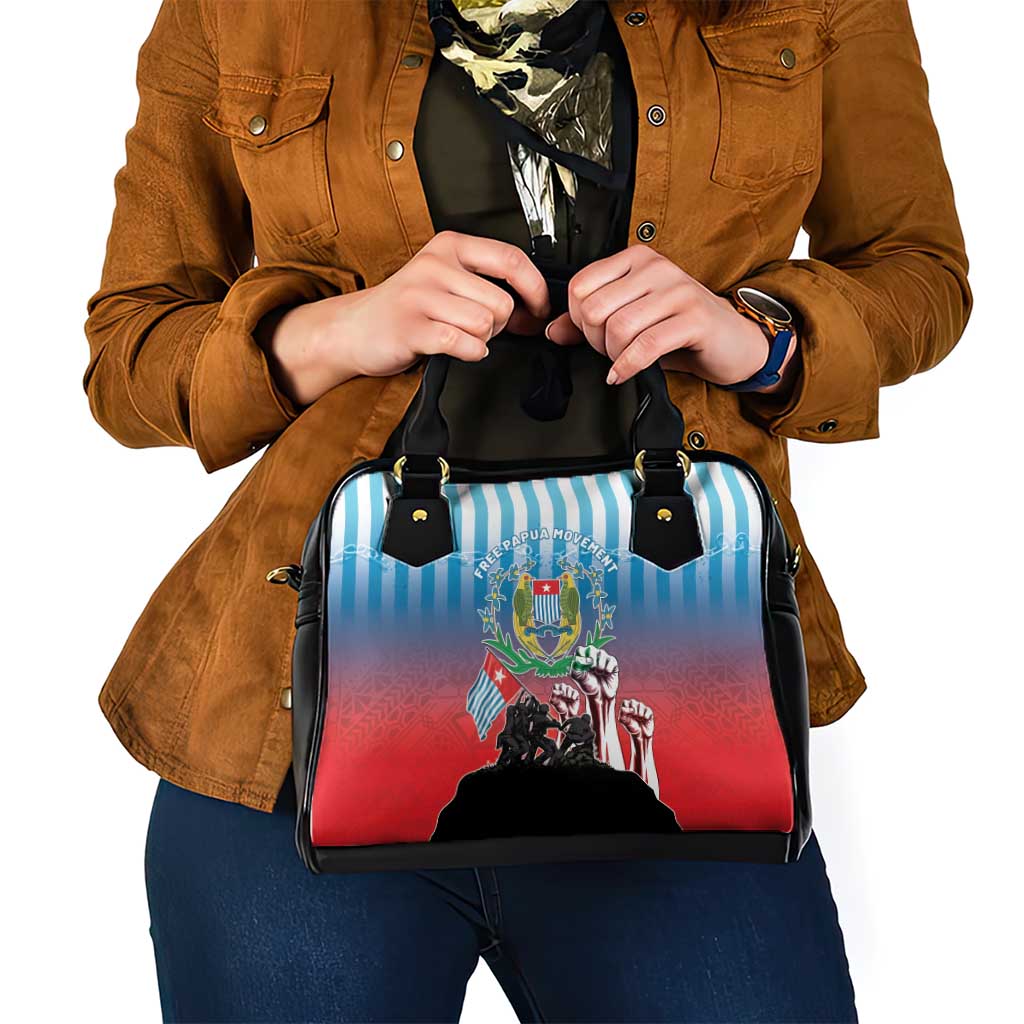 Free West Papua Shoulder Handbag One People One Soul Unique Style - Polynesian Pride