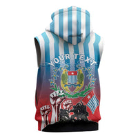 Personalised Free West Papua Sleeveless Zip Hoodie One People One Soul Unique Style LT05 - Polynesian Pride