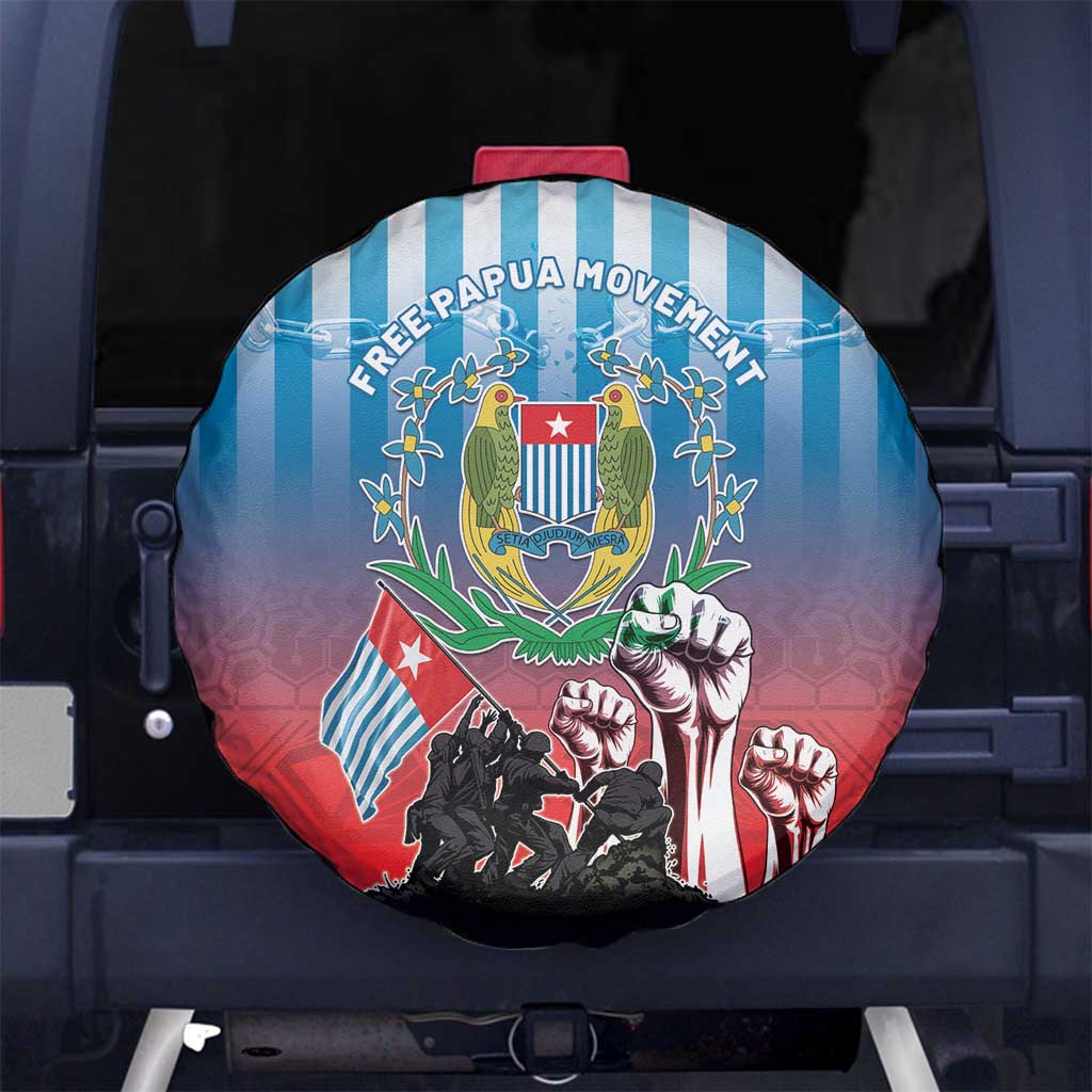 Free West Papua Spare Tire Cover One People One Soul Unique Style - Polynesian Pride