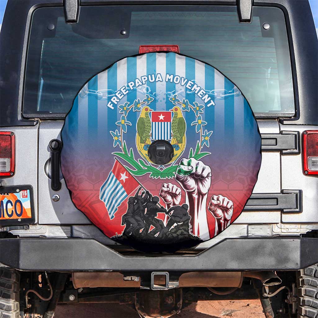 Free West Papua Spare Tire Cover One People One Soul Unique Style - Polynesian Pride