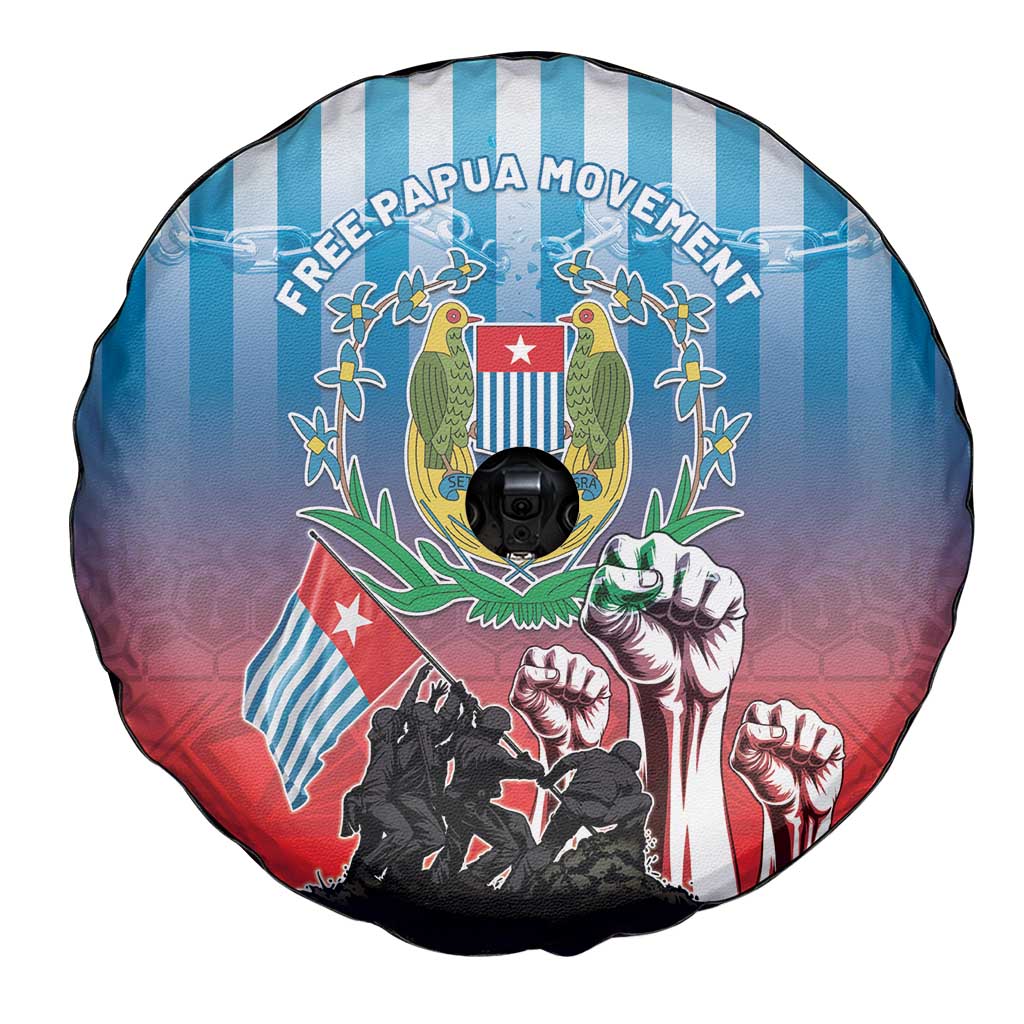 Free West Papua Spare Tire Cover One People One Soul Unique Style - Polynesian Pride