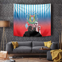 Free West Papua Tapestry One People One Soul Unique Style LT05 Blue - Polynesian Pride