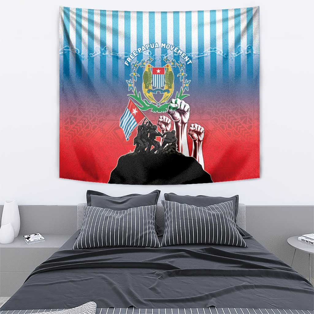 Free West Papua Tapestry One People One Soul Unique Style LT05 - Polynesian Pride