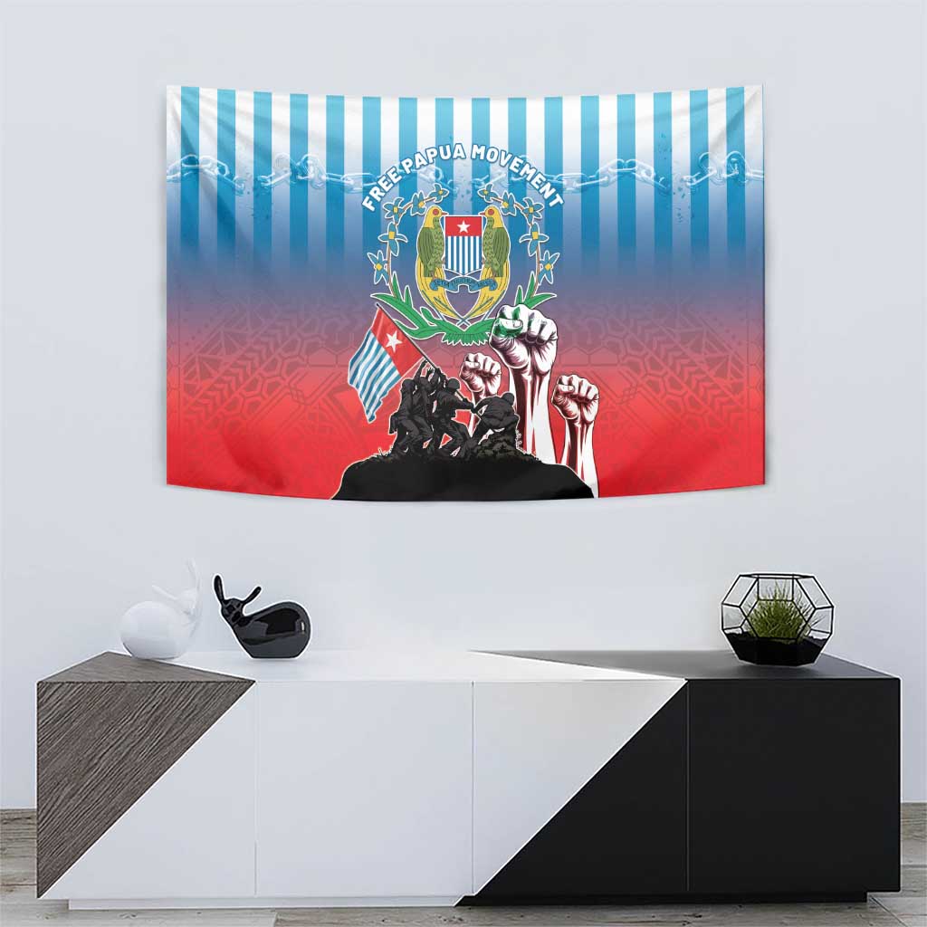 Free West Papua Tapestry One People One Soul Unique Style LT05 - Polynesian Pride