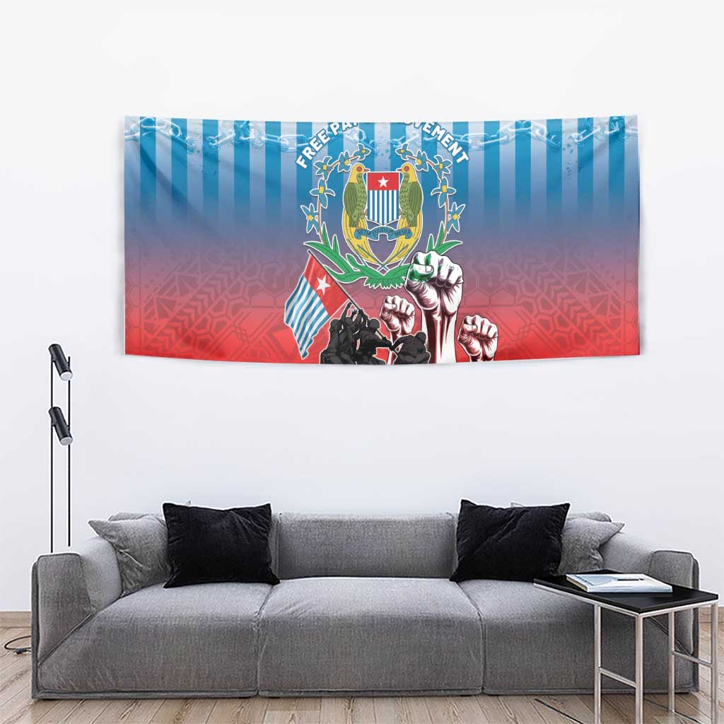 Free West Papua Tapestry One People One Soul Unique Style LT05 - Polynesian Pride