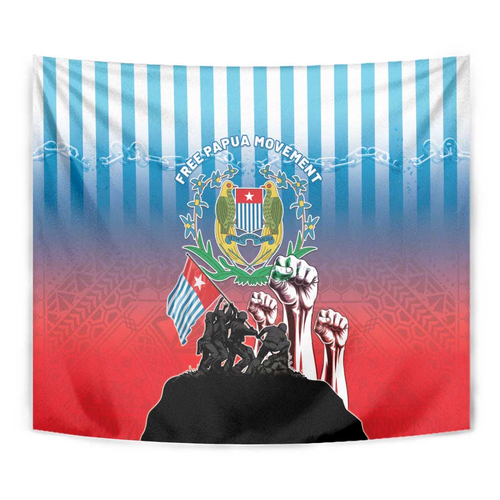 Free West Papua Tapestry One People One Soul Unique Style LT05 - Polynesian Pride