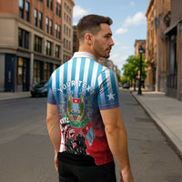 Personalised Free West Papua Zipper Polo Shirt One People One Soul Unique Style LT05 - Polynesian Pride