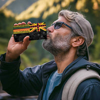 Hawaii Maoli Spirit 4 in 1 Can Cooler Tumbler Kakau Pattern With Flower Lei - Polynesian Pride