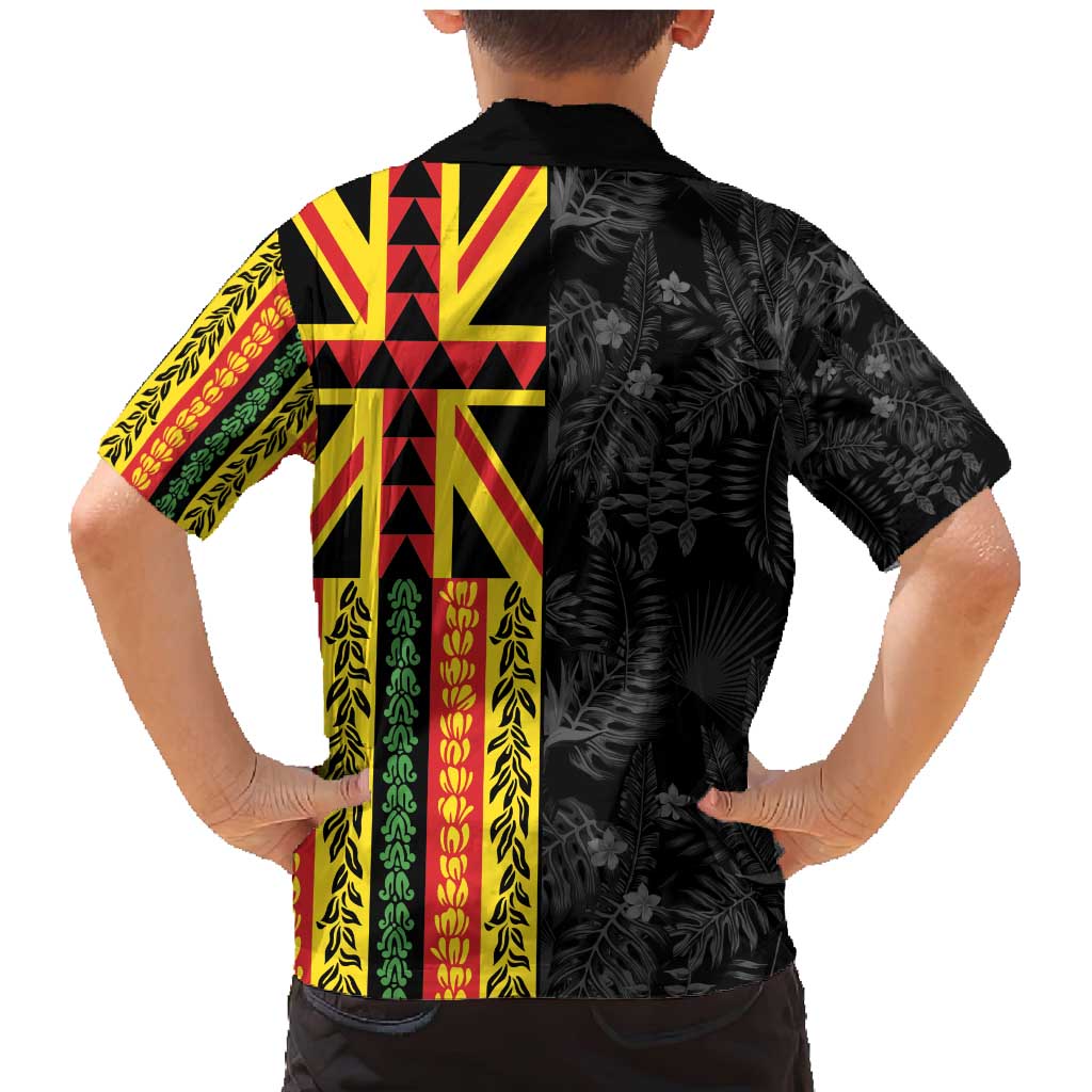 Hawaii Maoli Spirit Family Matching Mermaid Dress and Hawaiian Shirt Kakau Pattern With Flower Lei - Polynesian Pride