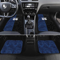 France And New Zealand Rugby Custom Car Mats Les Bleus Rooster With Maori Tiki - Polynesian Pride