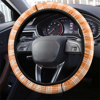 Orange Hawaii Palaka Steering Wheel Cover Hawaiian Ilima Lei LT05 - Polynesian Pride