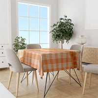 Orange Hawaii Palaka Tablecloth Hawaiian Ilima Lei LT05 - Polynesian Pride