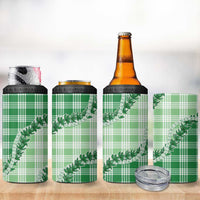 Green Hawaii Palaka 4 in 1 Can Cooler Tumbler Hawaiian Pikake Lei