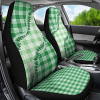 Green Hawaii Palaka Car Seat Cover Hawaiian Pikake Lei LT05 - Polynesian Pride