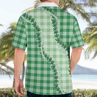 Green Hawaii Palaka Hawaiian Shirt Hawaiian Pikake Lei LT05 - Polynesian Pride