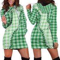Green Hawaii Palaka Hoodie Dress Hawaiian Pikake Lei LT05 - Polynesian Pride