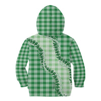 Green Hawaii Palaka Kid Hoodie Hawaiian Pikake Lei LT05 - Polynesian Pride