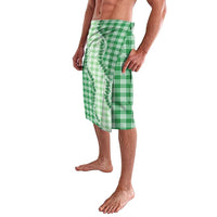 Green Hawaii Palaka Lavalava Hawaiian Pikake Lei LT05 - Polynesian Pride