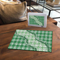 Green Hawaii Palaka Puzzle Hawaiian Pikake Lei LT05 - Polynesian Pride