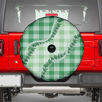 Green Hawaii Palaka Spare Tire Cover Hawaiian Pikake Lei LT05 - Polynesian Pride
