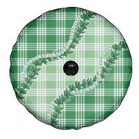 Green Hawaii Palaka Spare Tire Cover Hawaiian Pikake Lei LT05 - Polynesian Pride