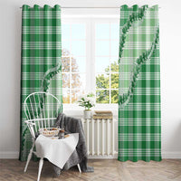 Green Hawaii Palaka Window Curtain Hawaiian Pikake Lei LT05 - Polynesian Pride