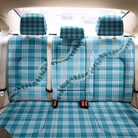 Blue Hawaii Palaka Back Car Seat Cover Hawaiian Pikake Lei